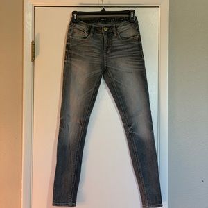 Miss Me Gray Mid Rise Skinny Jeans